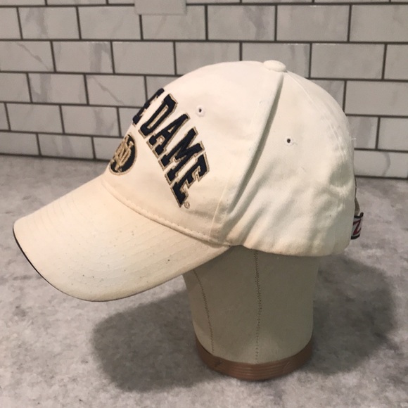 Zephyr Notre Dame Hat Mens White Embroidered Logo Made in Russia Irish Cap - Picture 2 of 11